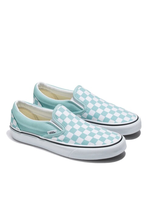 VANS UA CLASSIC SLIP-ON Baskets en toile canal bleu - Chaussures unisexe