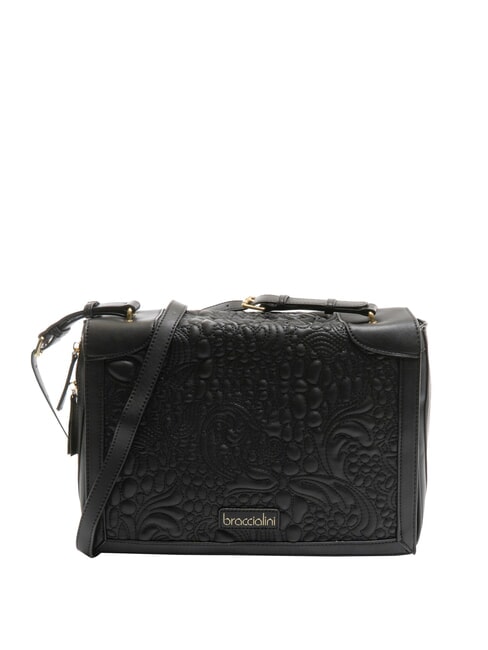 BRACCIALINI GINGER Sac à bandoulière avec rabat noir - Sacs pour Femme