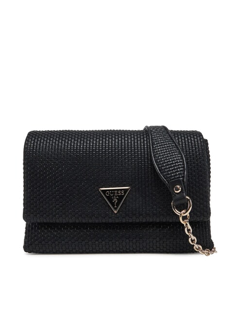 GUESS PHAEDRA Sac à bandoulière tissé NOIR - Sacs pour Femme