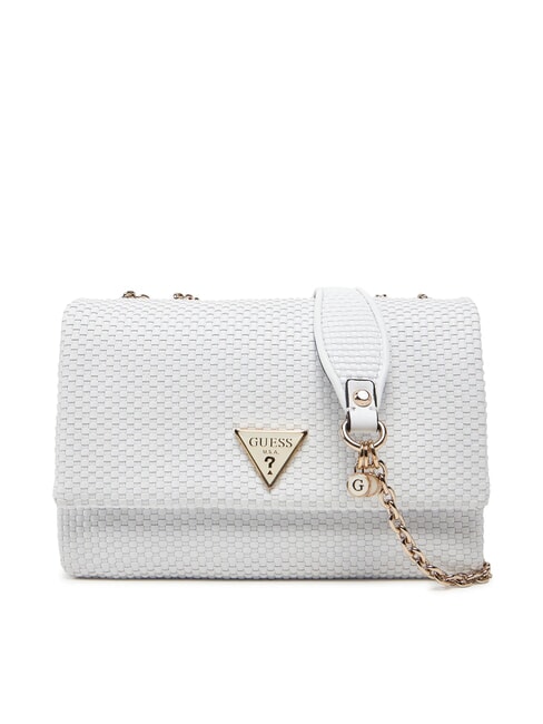 GUESS PHAEDRA Sac à bandoulière tissé blanc - Sacs pour Femme