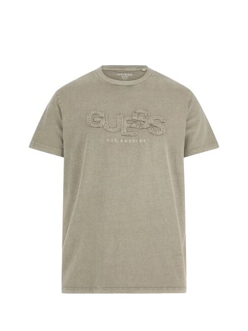 GUESS SS BSC STACK  T-shirt en coton plante de sauge multi - T-shirt