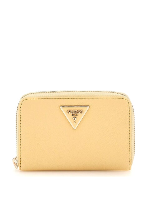 GUESS LAUREL Portefeuille moyen zippé autour soie de maïs - Portefeuilles Femme