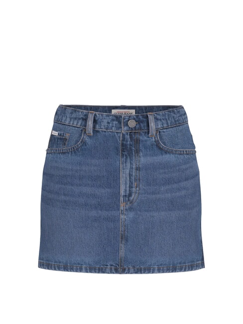 GUESS JEANS CLASSIC MINI SKIRT Mini-jupe en jean gj vintage taille moyenne - Jupes pour femmes