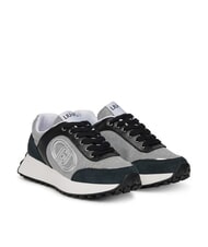 LIUJO LOLO 17 Baskets à paillettes lurex noir cassé - Chaussures Femme - 1