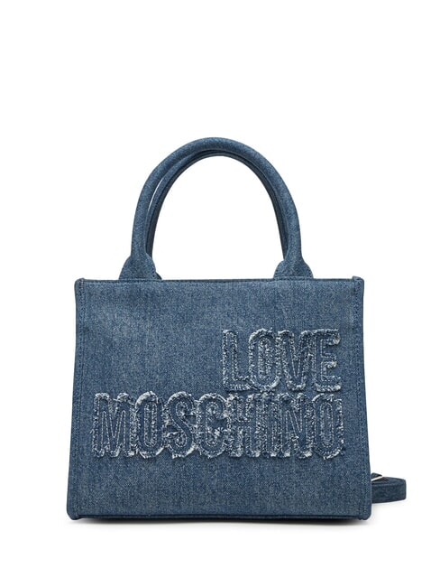 LOVE MOSCHINO DENIM Sac à main avec bandoulière bleu - Sacs pour Femme