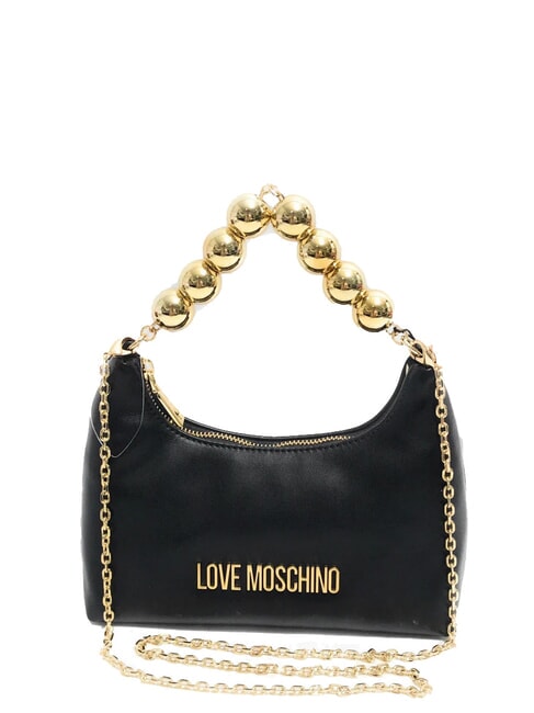 LOVE MOSCHINO CHAIN Mini sac à main, avec bandoulière Noir - Sacs pour Femme
