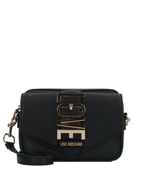 LOVE MOSCHINO VERTICAL LOGO Mini sac à bandoulière Noir - Sacs pour Femme