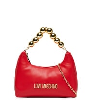 LOVE MOSCHINO CHAIN Mini sac à main, avec bandoulière ROUGE - Sacs pour Femme - 1