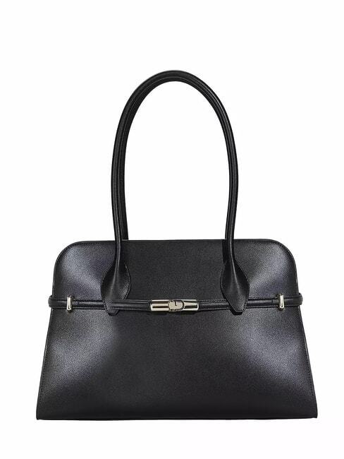 FURLA GOCCIA Sac à bandoulière en cuir Noir - Sacs pour Femme