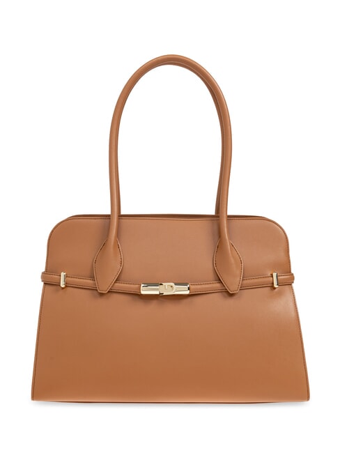 FURLA GOCCIA Sac à bandoulière en cuir Brandy - Sacs pour Femme