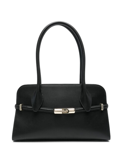 FURLA GOCCIA Petit sac à bandoulière en cuir Noir - Sacs pour Femme