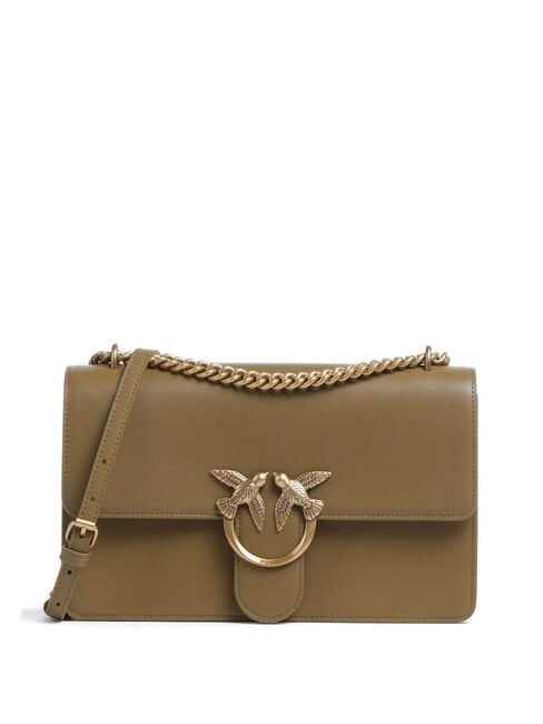 PINKO CLASSIC LOVE BAG Un sac tout simplement plantation-or antique - Sacs pour Femme