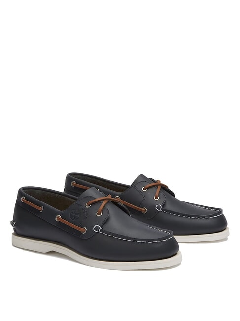 TIMBERLAND CLASSIC BOAT  Chaussures bateau en cuir marine - Chaussures Femme