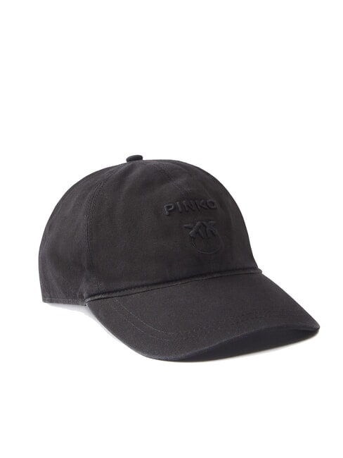 PINKO BUSSETO Casquette de baseball en coton limousine noire - Bonnets