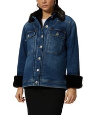 PINKO POP Veste en jean avec appliqués - Vestes pour femmes