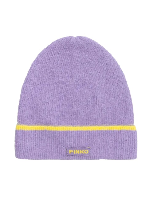 PINKO SERRADE Bonnet à revers multi-lilas/jaune - Bonnets