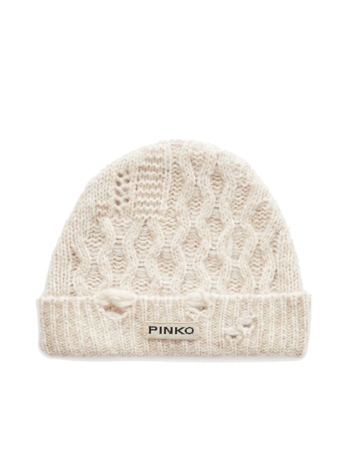 PINKO ESOTICO Casquette tressée gris - colombe - Bonnets