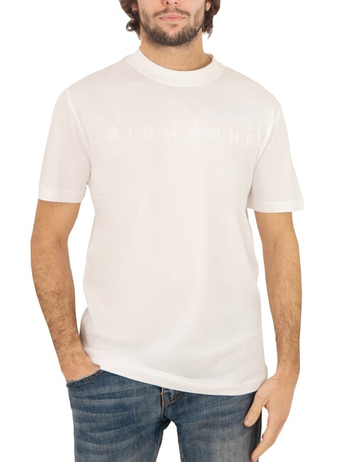 JOHN RICHMOND SOULOKU T-shirt avec logo en relief blanc - T-shirt