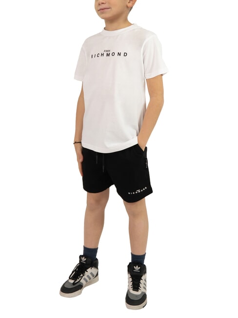 JOHN RICHMOND NORMI Ensemble t-shirt et bermuda blanc noir - Survêtements pour enfants
