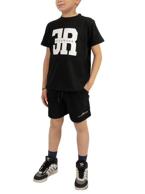 JOHN RICHMOND VADUL Ensemble t-shirt et bermuda noir - Survêtements pour enfants
