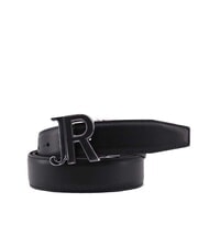 JOHN RICHMOND JR LOGO Ceinture en cuir double face - Ceintures