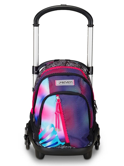 SEVEN FLEX SHADEFULL GIRL Sac à dos trolley amovible, 3 roues violet - Sacs à dos à roulettes