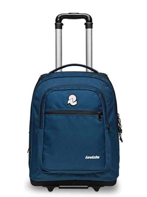 INVICTA BUMP PLAIN Sac à dos à roulettes à 2 roues océan au clair de lune - Sacs à dos à roulettes