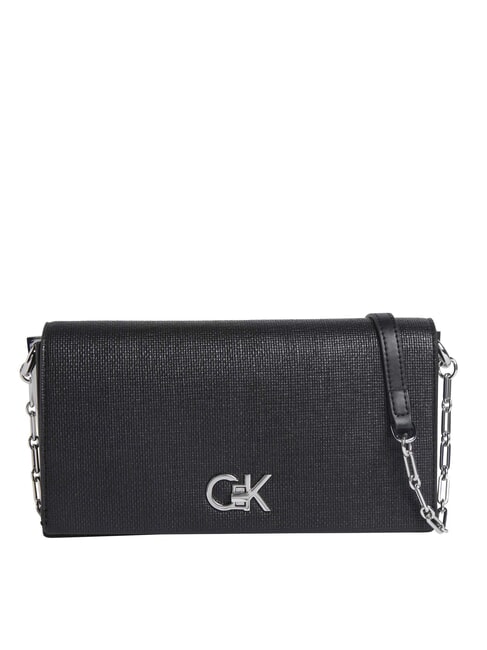 CALVIN KLEIN CK CHAIN Mini sac à bandoulière ck noir - Sacs pour Femme