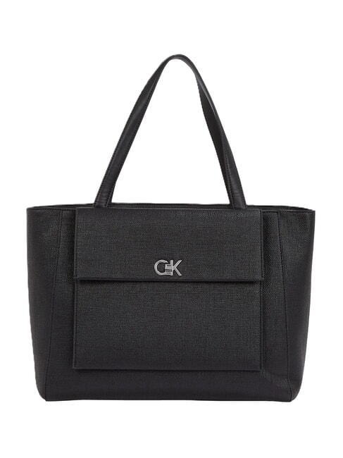 CALVIN KLEIN CK MEDIUM Sac à bandoulière ck noir - Sacs pour Femme