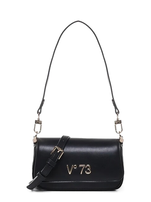 V73 BAMBOO BAG Sac à rabat double fonction noir - Sacs pour Femme