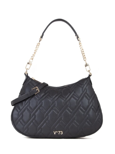 V73 MARGARET Sac bandoulière matelassé noir - Sacs pour Femme
