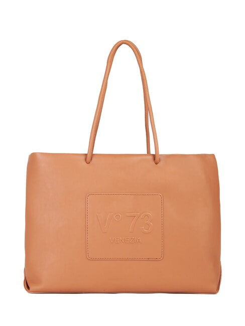 V73 NINETTE Sac shopping avec logo en relief cuir - Sacs pour Femme