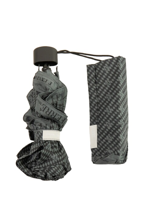 FERRÈ MINI Parapluie manuel coupe-vent cravate grise 03 - Parapluies