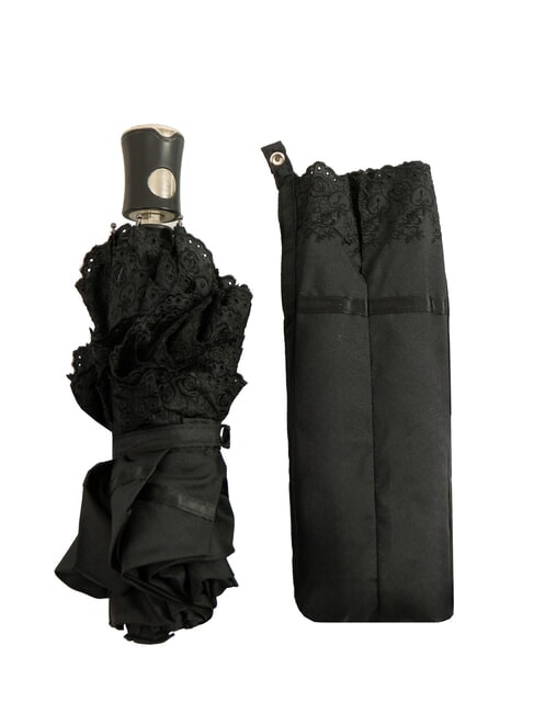 FERRÈ MINI Parapluie pliant à ouverture automatique noir01 - Parapluies