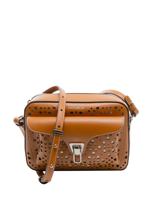 COCCINELLE BEAT COW PERFORED Sac à bandoulière en cuir CUIR - Sacs pour Femme
