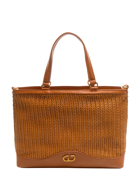GAUDÌ DELIA Sac de courses tissé bronzage - Sacs pour Femme