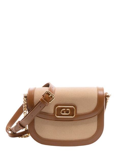 GAUDÌ DAKOTA Mini sac bandoulière à rabat bronzage - Sacs pour Femme