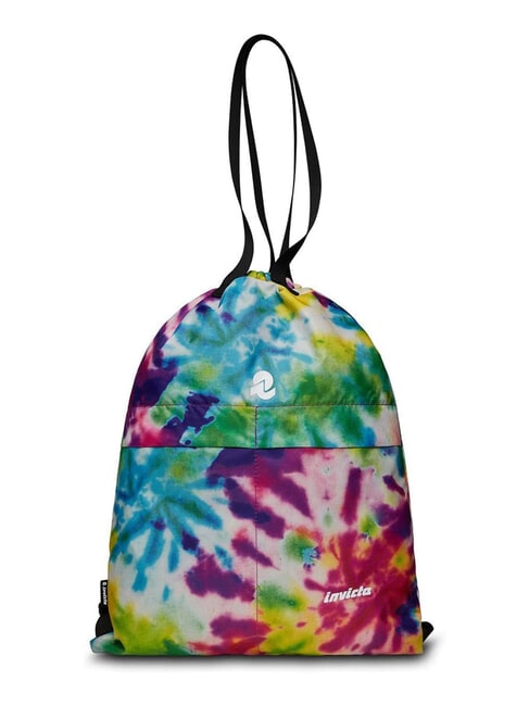 INVICTA SAKKY BAG Cartable arc-en-ciel tie-dye - Sacs à dos pour l'École & les Loisirs
