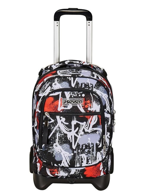 SEVEN NEW TECH SPRAY ME BOY Sac à dos trolley amovible, 2 roues ROUGE VIF - Sacs à dos à roulettes