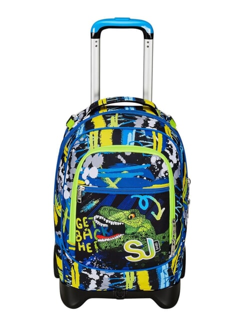 SJGANG CUCCIOLI  NEW TECH Sac à dos trolley amovible, 2 roues Noir - Sacs à dos à roulettes