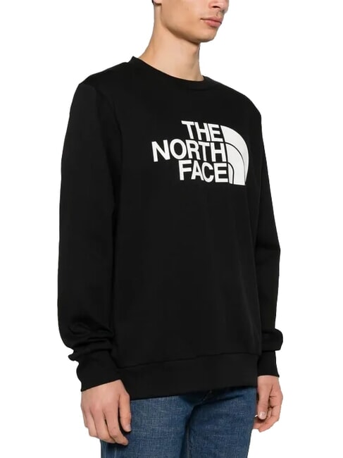 THE NORTH FACE EASY Sweat-shirt à col rond avec maxi logo tnf noir - Pulls molletonnés