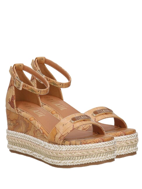 ALVIERO MARTINI PRIMA CLASSE GEO  Sandales compensées espadrilles NATUREL - Chaussures Femme