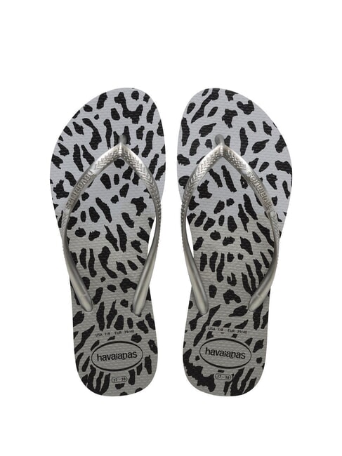 HAVAIANAS SLIM ANIMALS Tongs SLIM ANIMALS gris/gris - Chaussures Femme