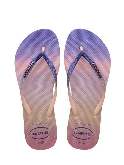 HAVAIANAS SLIM GRADIENT Tongs ballet rose - Chaussures Femme