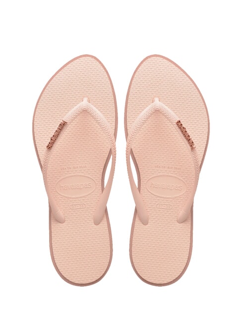 HAVAIANAS SLIM POINT Tongs CROCUS / ROSE - Chaussures Femme