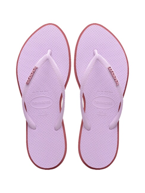 HAVAIANAS SLIM POINT Tongs amarante - Chaussures Femme
