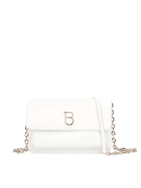 TOSCA BLU BIANCA Sac bandoulière en cuir avec chaîne blanc - Sacs pour Femme