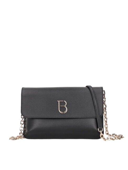 TOSCA BLU BIANCA Sac bandoulière en cuir avec chaîne Noir - Sacs pour Femme