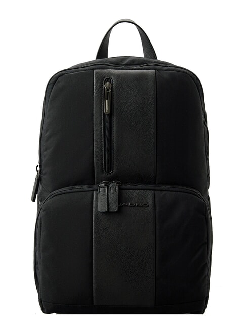 PIQUADRO BRIEF ECOLOGICA Sac à dos en tissu recyclé, ordinateur portable 14" Noir - Sacs à dos pour ordinateur portable