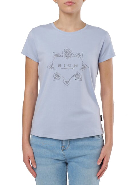 JOHN RICHMOND BAHRENS T-shirt avec imprimé coeur crépuscule - T-shirt